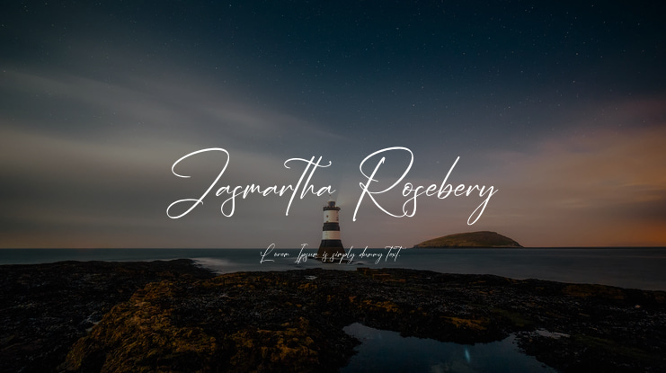 Jasmartha Rosebery Font