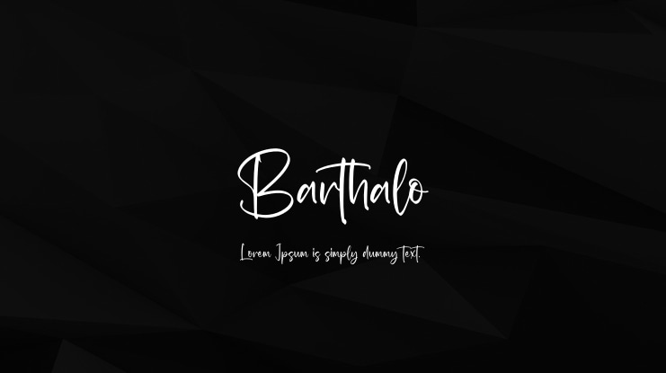 Barthalo Font
