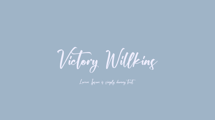 Victory Willkins Font