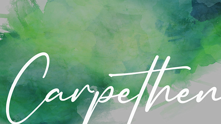 Carpethen Font