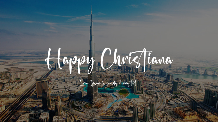 Happy Christiana Font