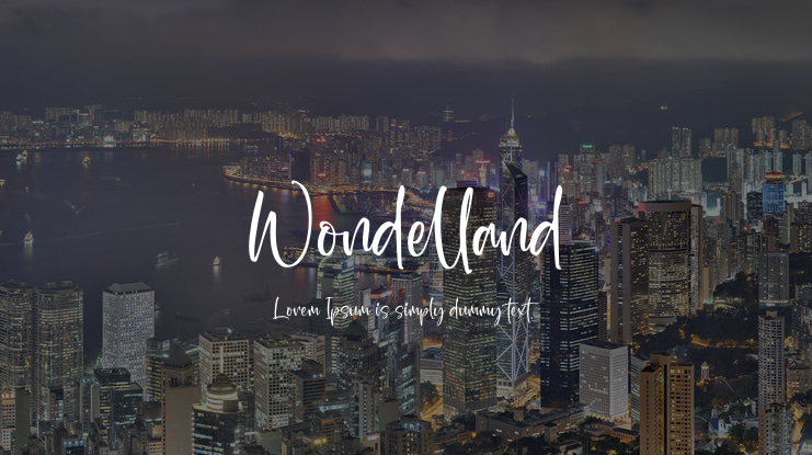 Wondelland Font