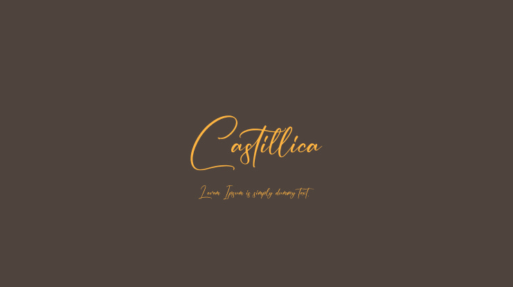 Castillica Font