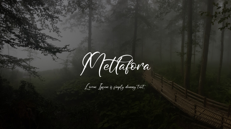 Mettafora Font
