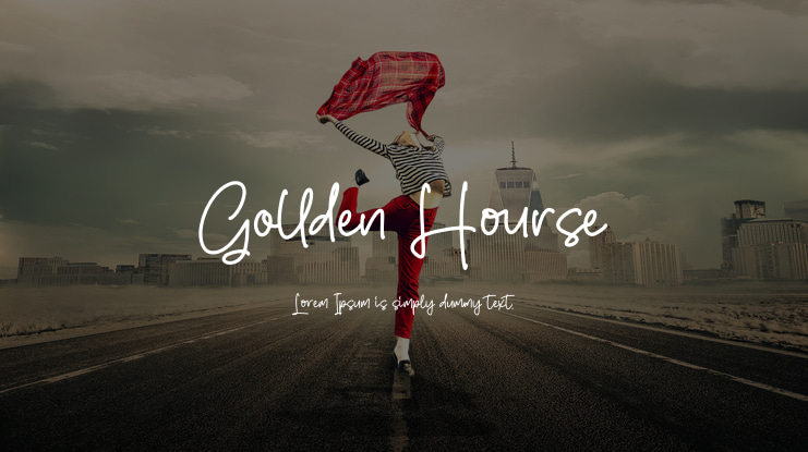 Gollden Hourse Font