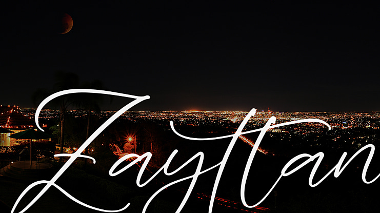 Zayttan Font