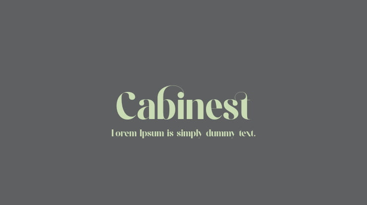 Cabinest Font