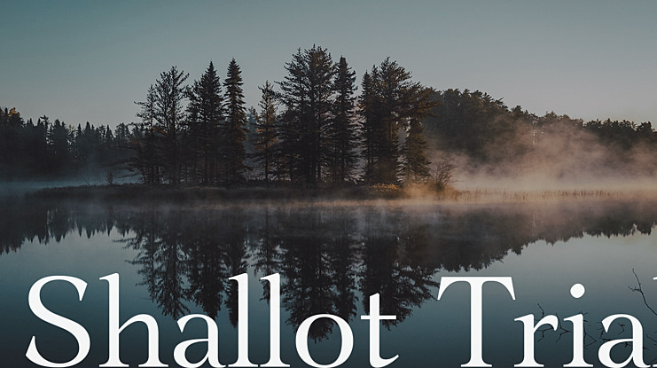 Shallot Trial Font Family
