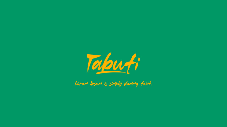 Tabuti Font
