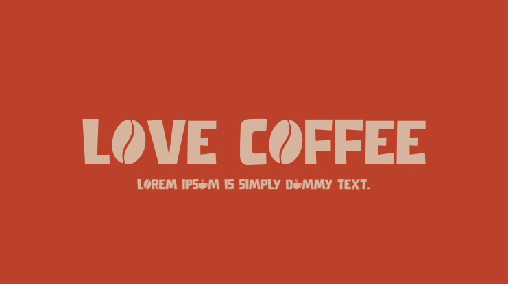 Love Coffee Font