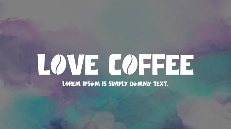 Love Coffee Font
