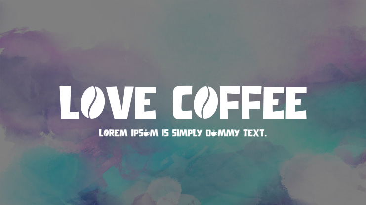 Love Coffee Font