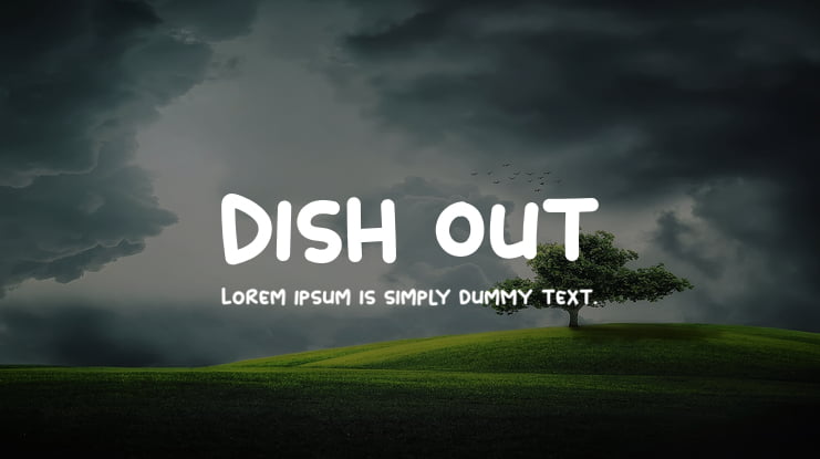 Dish Out Font