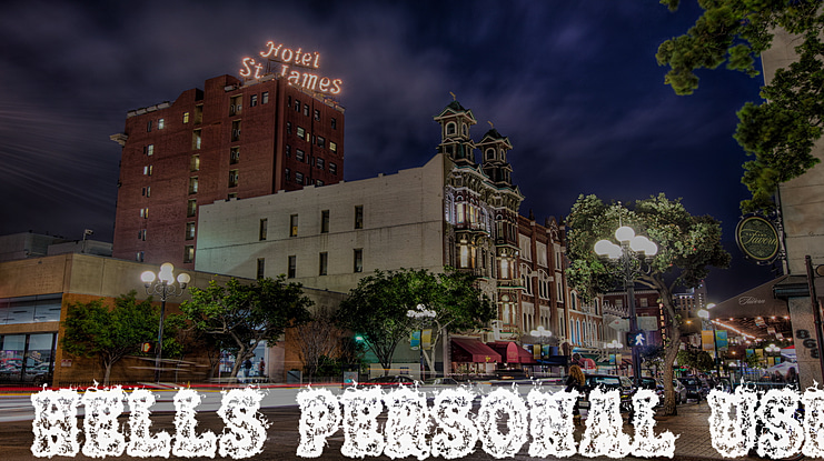 HELLS PERSONAL USE Font