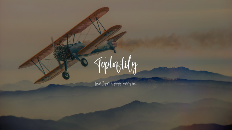 Toploftily Font