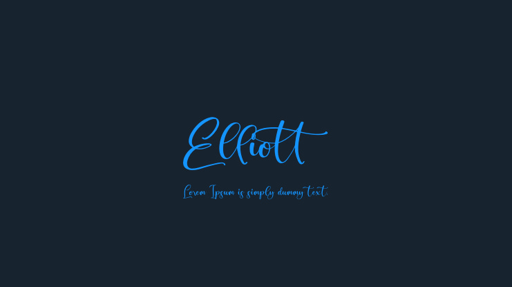 Elliott Font