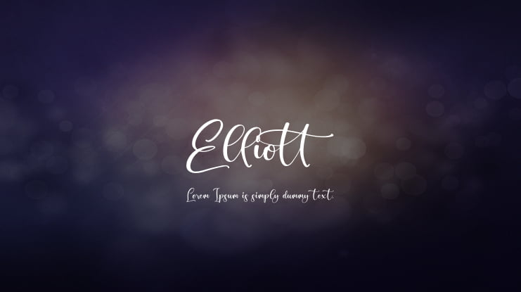 Elliott Font