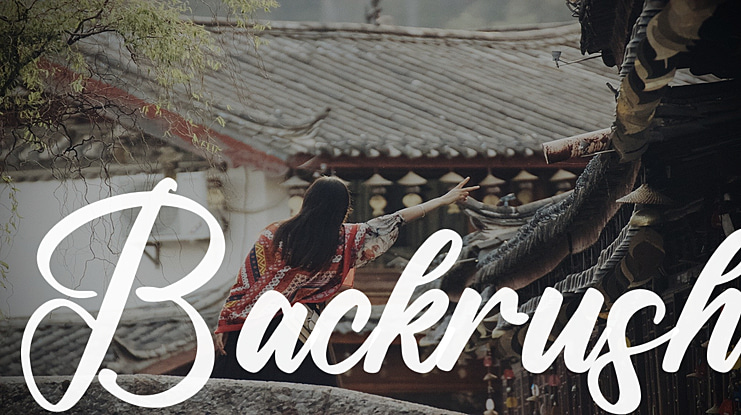 Backrush Font