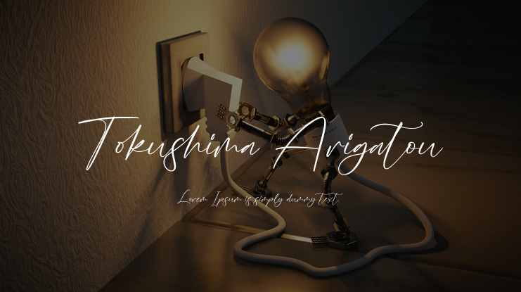 Tokushima Arigatou Font