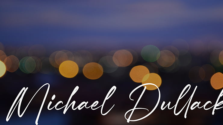 Michael Dullack Font