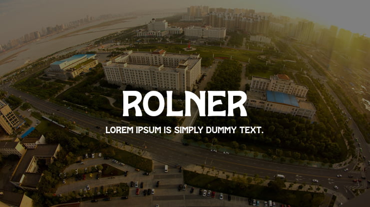 ROLNER Font