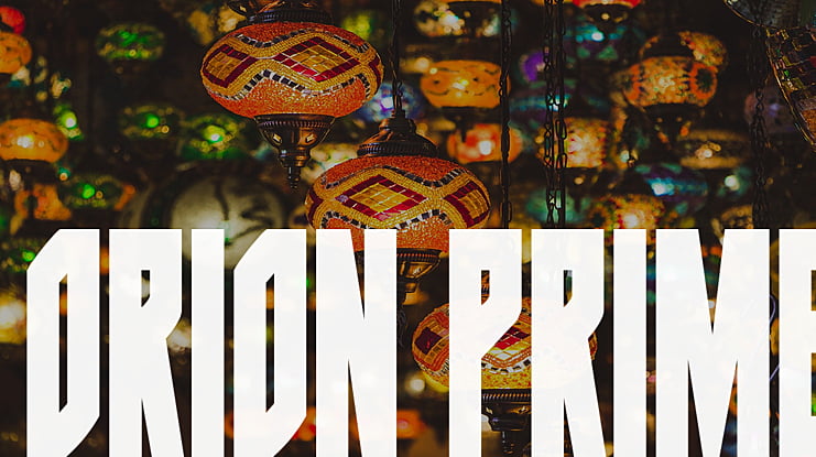 Orion Prime Font Family