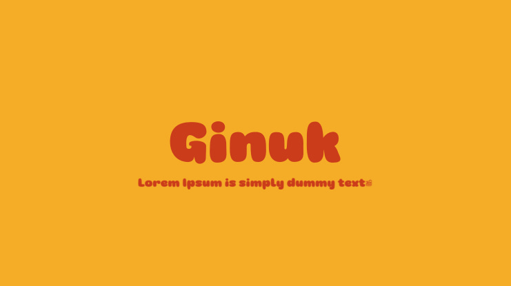 Ginuk Font