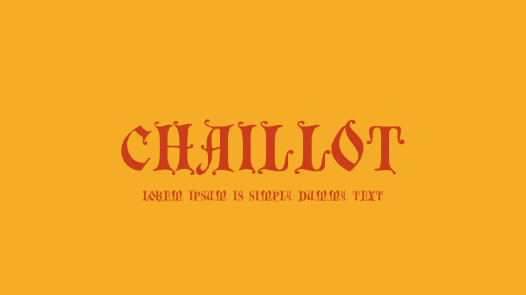 Chaillot Font