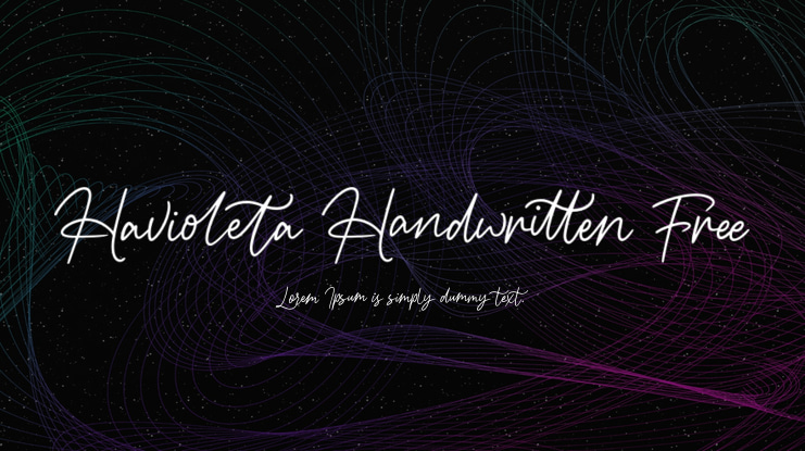 Havioleta Handwritten Free Font