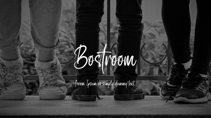 Bostroom Font