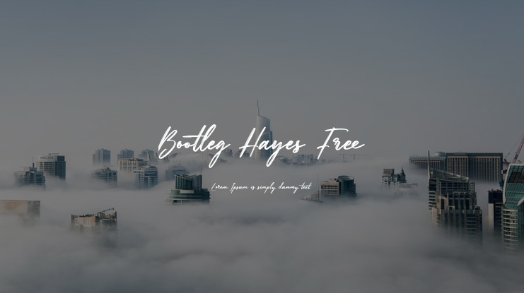 Bootleg Hayes Free Font