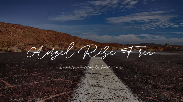 Angel Rise Free Font