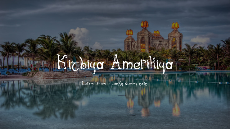Kitbiya Amerikiya Font
