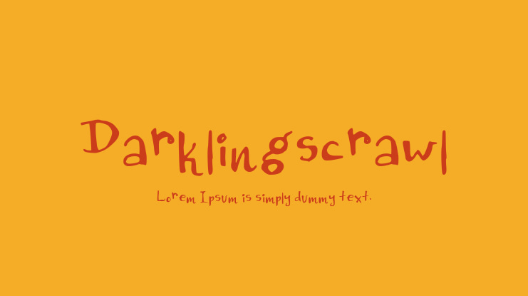 Darklingscrawl Font