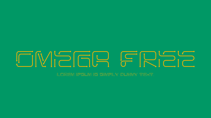 OMEGA FREE Font