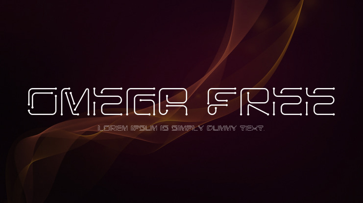 OMEGA FREE Font