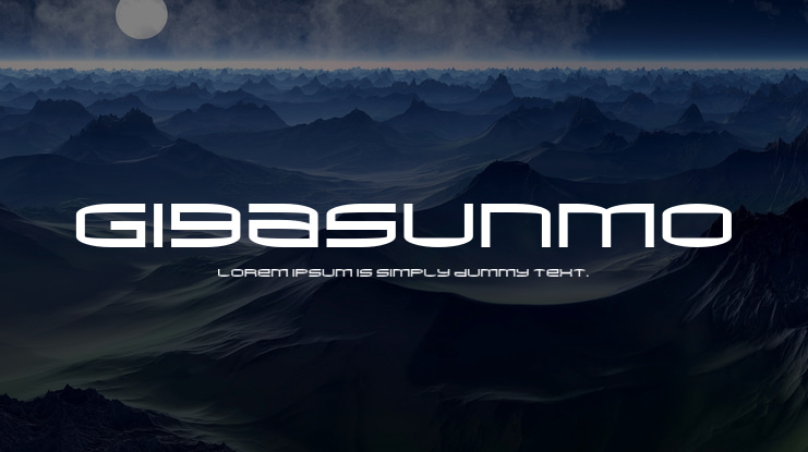 Gigasunmo Font