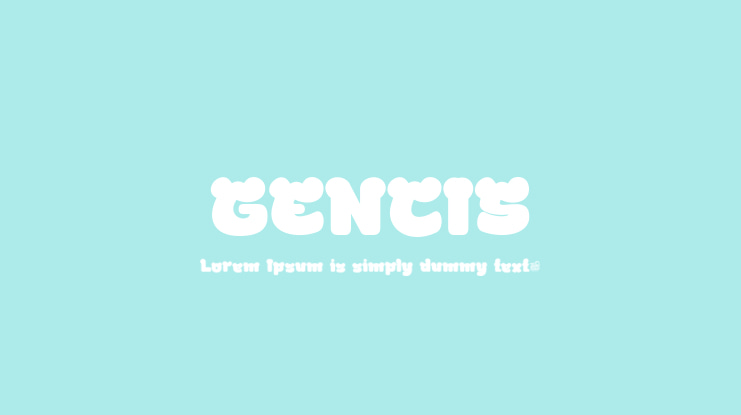 GENCIS Font