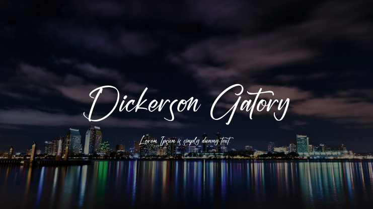 Dickerson Gatory Font