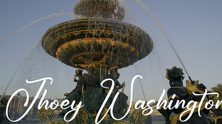 Jhoey Washington Font