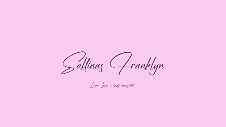 Sallinas Franklyn Font