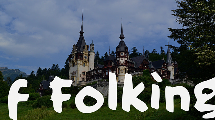 f Folking Font
