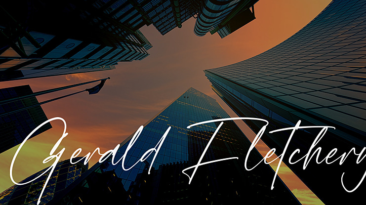 Gerald Fletchery Font