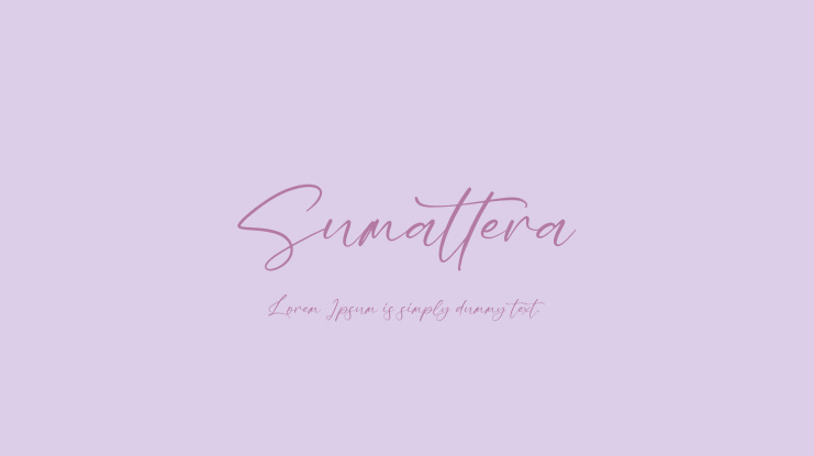 Sumattera Font