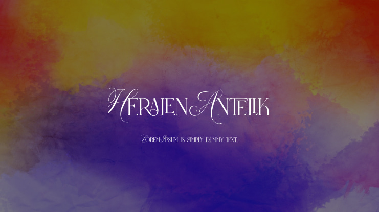 Heralen Antelik Font