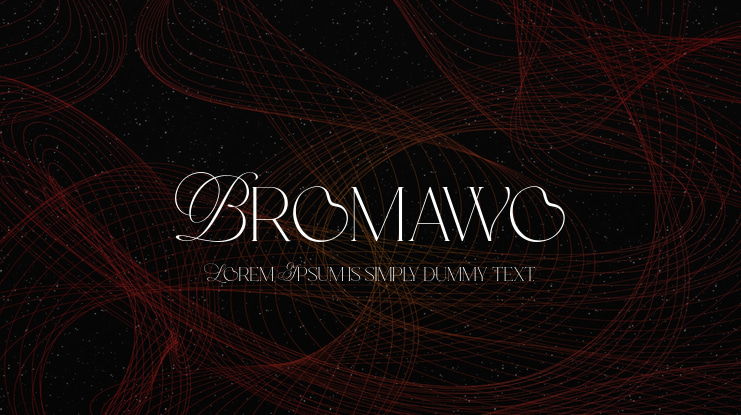 Bromawo Font