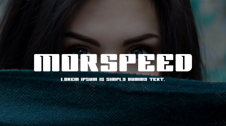 MORSPEED Font Family