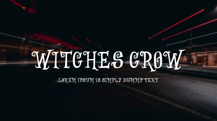 Witches Crow Font