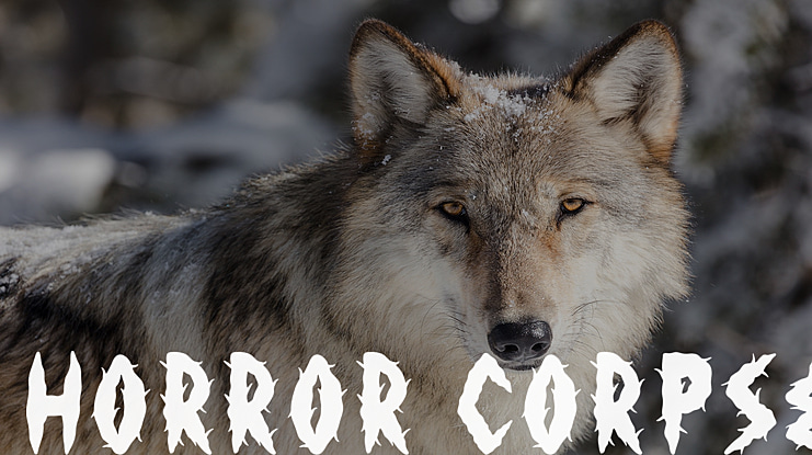 Horror Corpse Font