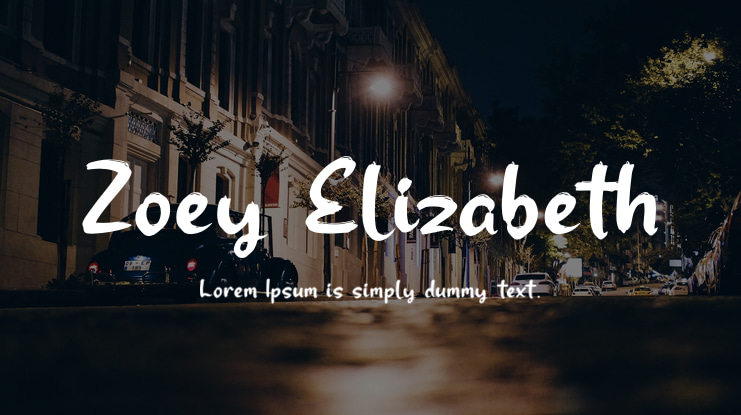 Zoey Elizabeth Font